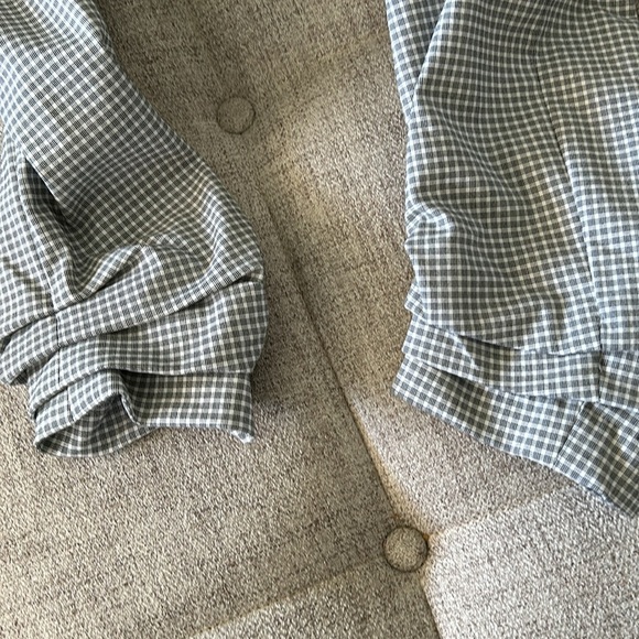 RACHEL ZOE CHECKED  JACKET GREY AND WHITE M - Picture 8 of 8